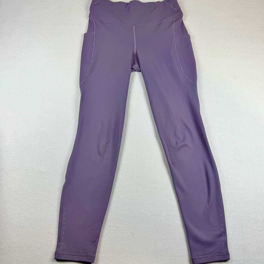 Lululemon Fast and Free High-Rise Tight 25"  Brushed Nulux Size 10 Lavender